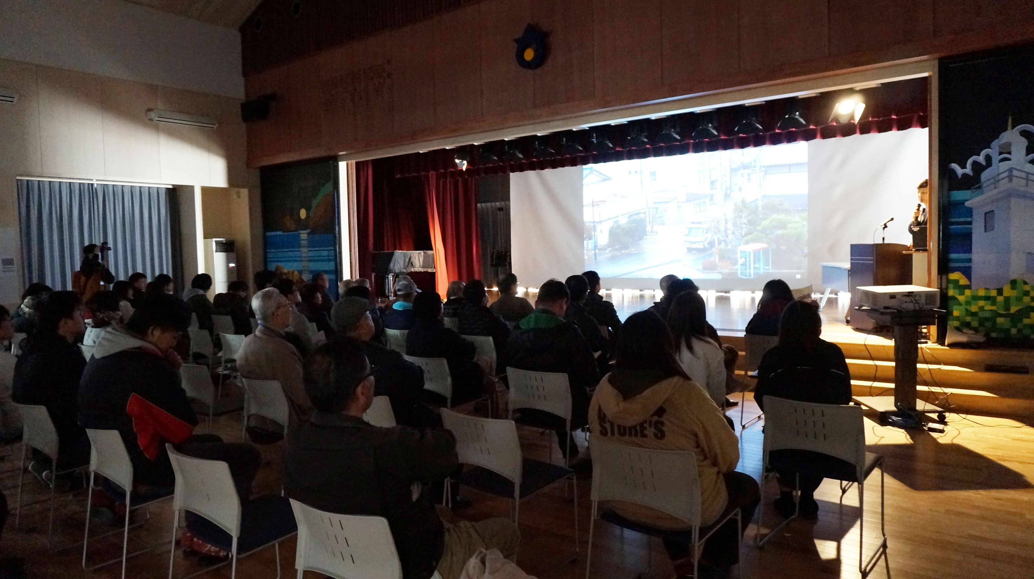 おがつ店こ屋街6周年式典見学