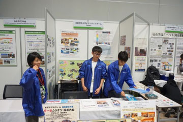 ボランティアステーションブース(東北学院大学・尚絅学院大学)